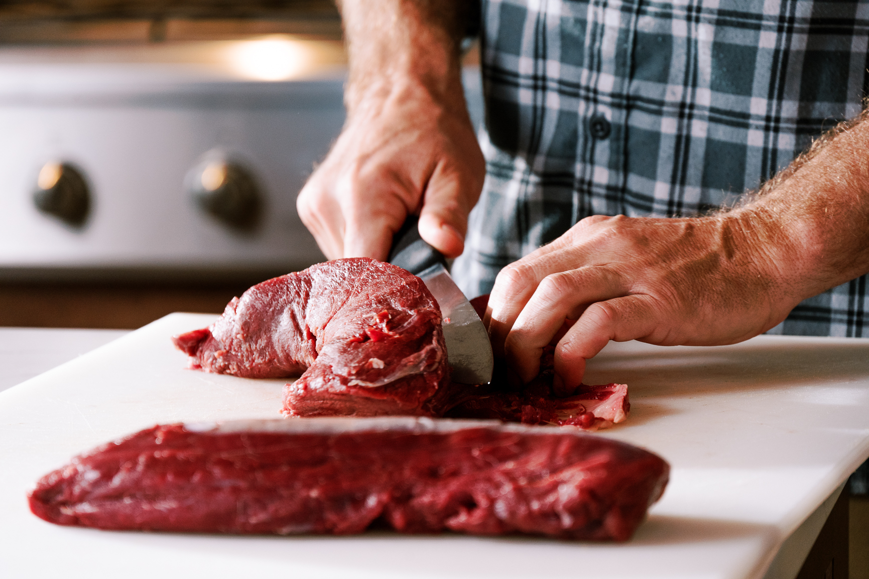 Don't forget to remove the silver skin first! Don't forget to remove the silver skin first!